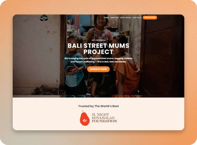 BaliStreetMums website